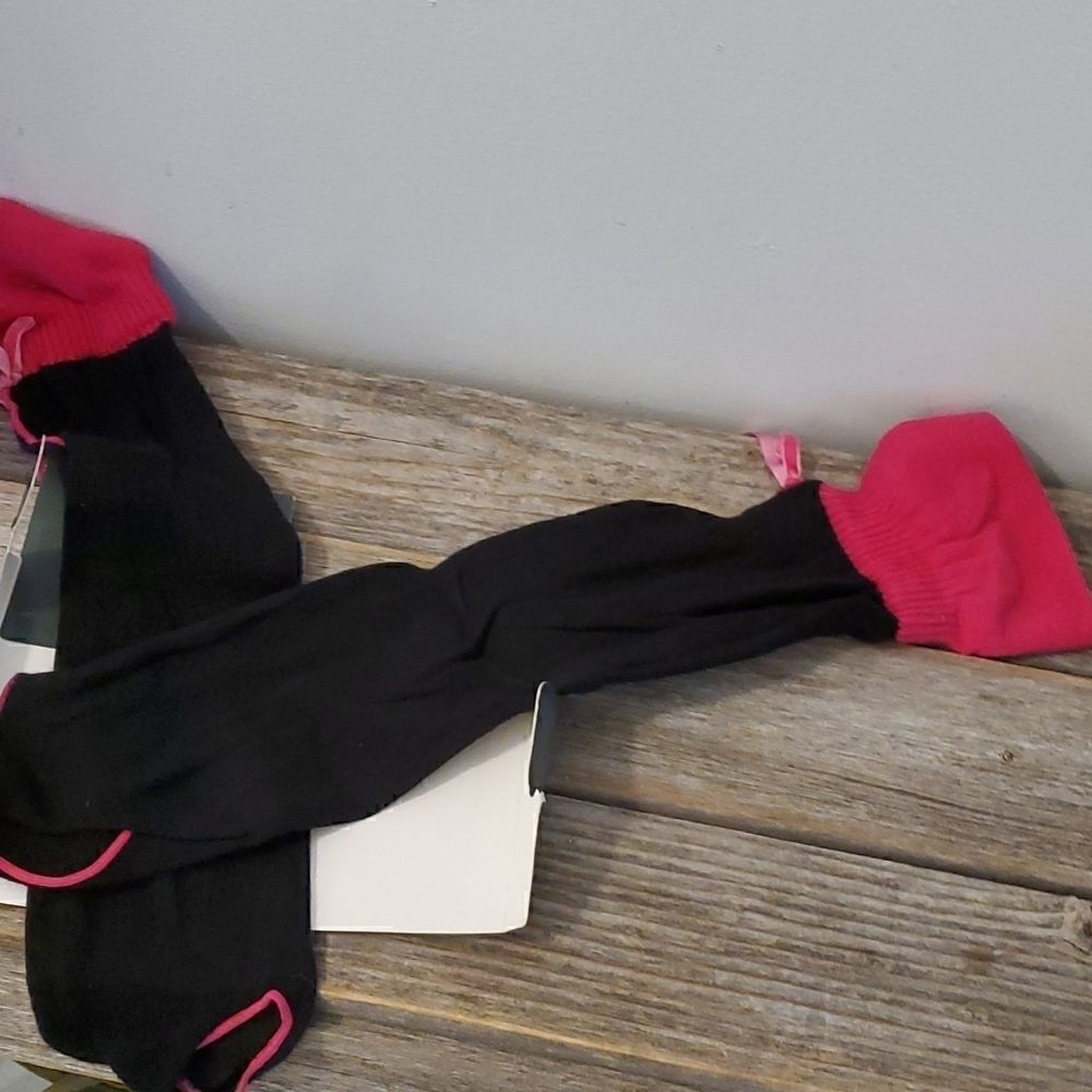 Make & Model Pink & Black Stirrup Socks - Picture 2 of 5